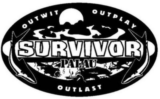 SURVIVOR PALAU OUTWIT OUTPLAY OUTLAST logo