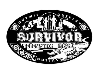 SURVIVOR REDEMPTION ISLAND OUTWIT OUTPLAY OUTLAST logo