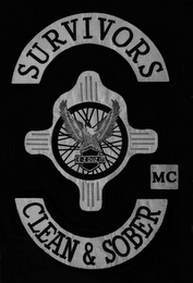 SURVIVORS CLEAN & SOBER MC logo