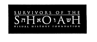 SURVIVORS OF THE SHOAH VISUAL HISTORY FOUNDATION logo