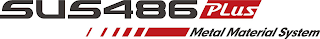SUS486 PLUS METAL MATERIAL SYSTEM logo