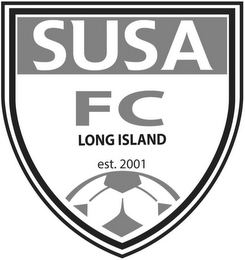 SUSA FC LONG ISLAND EST. 2001 logo