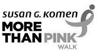 SUSAN G. KOMEN MORE THAN PINK WALK logo