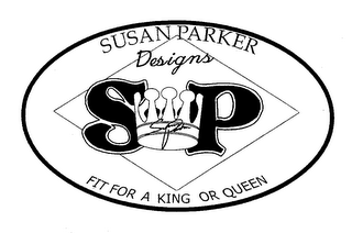 SUSAN PARKER DESIGNS SP FIT FOR A KING OR QUEEN logo