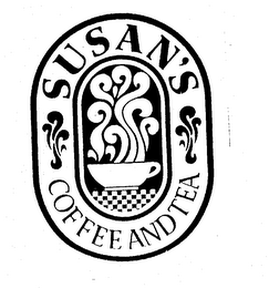 SUSAN'S COFFEE AND TEA logo