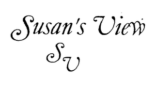 SUSAN'S VIEW SV logo