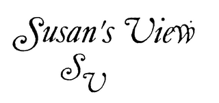 SUSAN'S VIEW SV logo