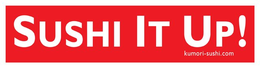 SUSHI IT UP! KUMORI-SUSHI.COM logo