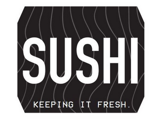 SUSHI KEEPING IT FRESH. logo
