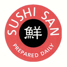 SUSHI SAN PREPARED DAILY logo