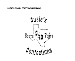 SUSIE'S SOUTH S/40 FORTY CONFECTIONS logo