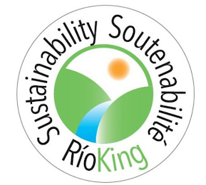 SUSTAINABILITY SOUTENABILITÉ RÍO KING logo
