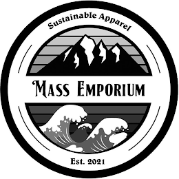SUSTAINABLE APPAREL MASS EMPORIUM EST. 2021 logo