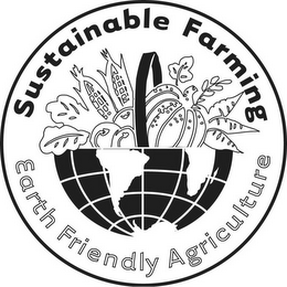 SUSTAINABLE FARMING EARTH FRIENDLY AGRICULTURE logo