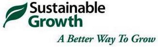 SUSTAINABLE GROWTH A BETTER WAY TO GROW logo