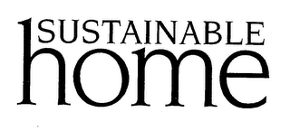 SUSTAINABLE HOME logo