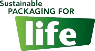 SUSTAINABLE PACKAGING FOR LIFE logo