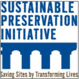 SUSTAINABLE PRESERVATION INITIATIVE SAVING SITES BY TRANSFORMING LIVES logo