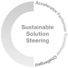 SUSTAINABLE SOLUTION STEERING ACCELERATOR PERFORMER TRANSITIONER CHALLENGED logo