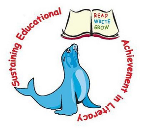 SUSTAINING EDUCATIONAL ACHIEVEMENT IN LITERACY READ WRITE GROW logo