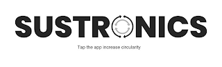 SUSTRONICS TAP THE APP INCREASE CIRCULARITY logo