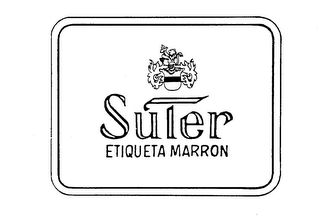 SUTER ETIQUETA MARRON logo