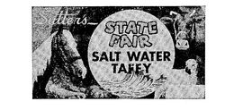 SUTTER'S STATE FAIR SALT WATER TAFFY logo