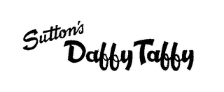 SUTTON'S DAFFY TAFFY logo