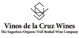SUV VINOS DE LA CRUZ WINES THE SUGARLESS / ORGANIC / FULL BODIED WINE COMPANY logo