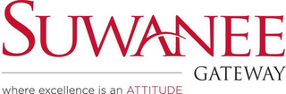 SUWANEE GATEWAY WHERE EXCELLENCE IS AN ATTITUDE logo