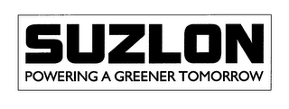 SUZLON POWERING A GREENER TOMORROW logo