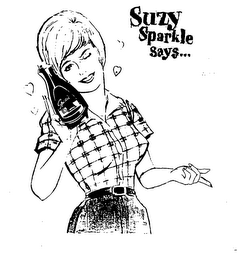 SUZY SPARKLE SAYS.. logo