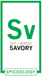 SV CUT/SORTED SAVORY SPICEOLOGY logo