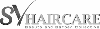 SV HAIRCARE BEAUTY AND BARBER COLLECTIVE logo
