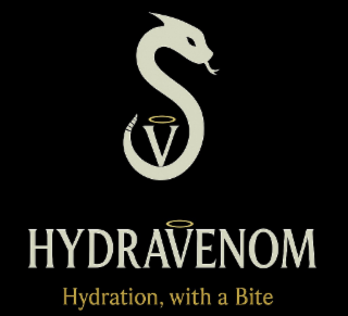 SV HYDRAVENOM HYDRATION, WITH A BITE logo