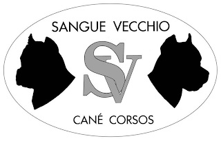 SV SANGUE VECCHIO CANÉ CORSOS logo