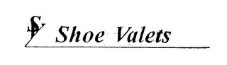 SV SHOE VALETS logo