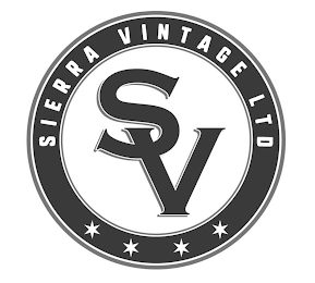 SV SIERRA VINTAGE LTD logo