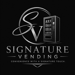 SV SIGNATURE VENDING CONVENIENCE WITH A SIGNATURE TOUCH. logo