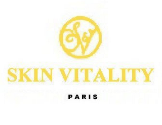 SV SKIN VITALITY PARIS logo
