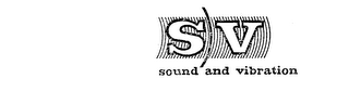 SV SOUND AND VIBRATION logo
