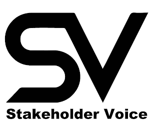 SV STAKEHOLDER VOICE logo