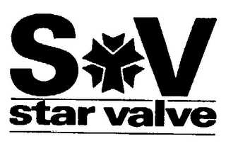 SV STAR VALVE logo