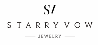 SV STARRYVOW JEWELRY logo