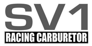 SV1 RACING CARBURETOR logo