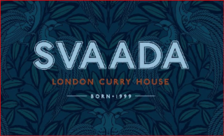 SVAADA LONDON CURRY HOUSE BORN ◦ 1999 logo