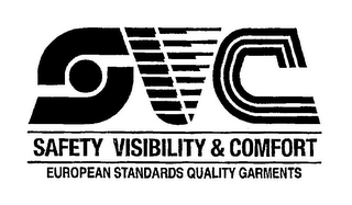 SVC SAFETY VISIBILITY & COMFORT EUROPEAN STANDARDS QUALITY GARMENTS logo