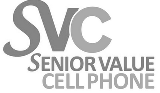 SVC SENIOR VALUE CELLPHONE logo