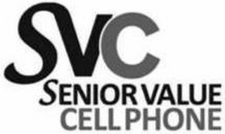 SVC SENIOR VALUE CELLPHONE logo