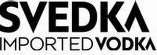 SVEDKA IMPORTED VODKA logo